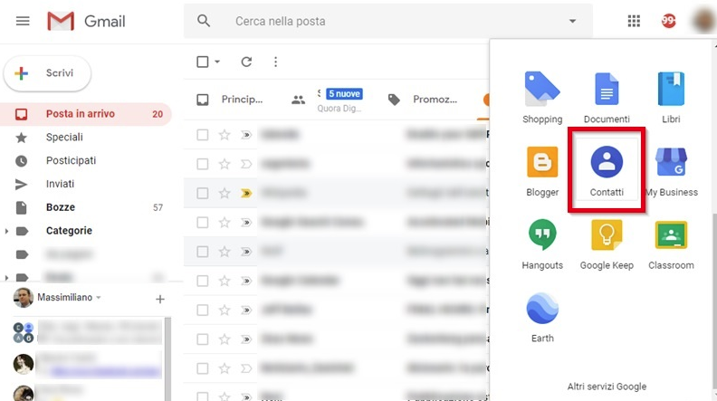 App Gmail: come aggiungere destinatari più velocemente