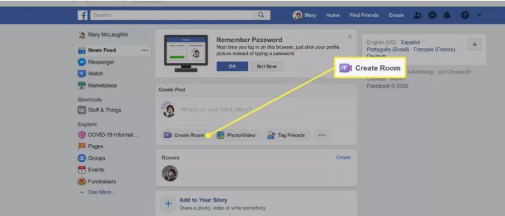 facebook room