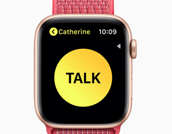 Walkie Talkie su un Apple Watch