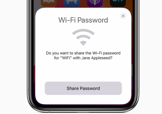 condividere le password Wi-Fi