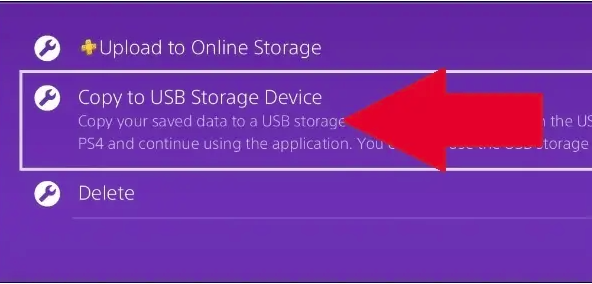 ps5 Copia su dispositivo di archiviazione USB