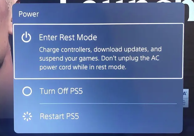 rest mode playstation 5