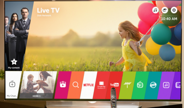 webOS smart tv LG