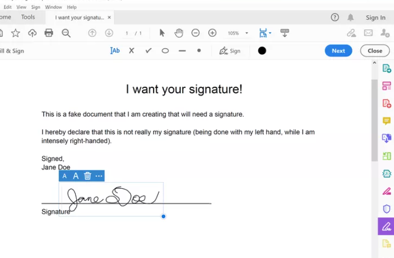 Come creare una firma per documenti PDF