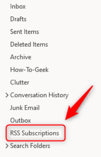 outlook feed rss come iscriversi
