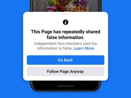 Facebook ora ti avvisa se le pagine condividono notizie false