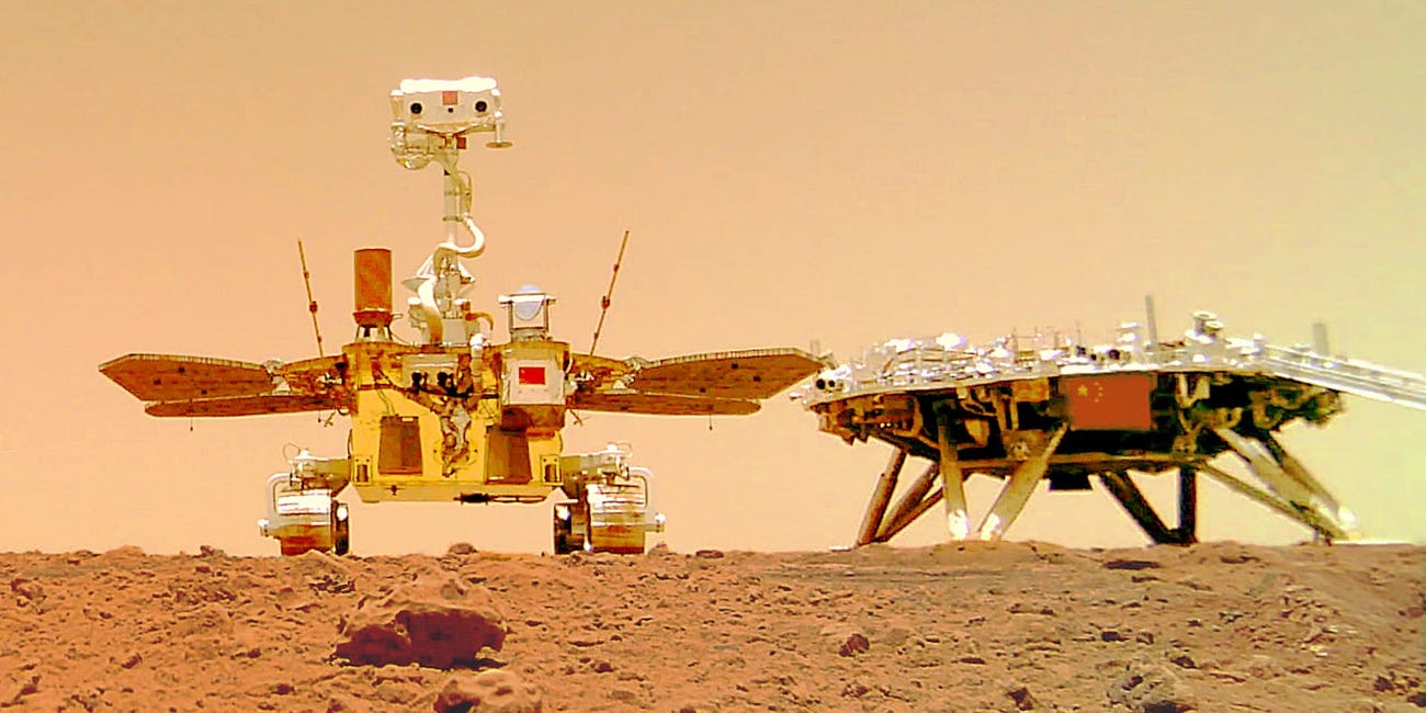 La Cina pubblica i primi video del suo rover su Marte, incluso un rumore inquietante