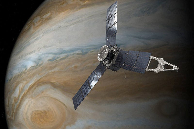 Il video della NASA ti consente di viaggiare con la navicella spaziale Juno vicino a Giove