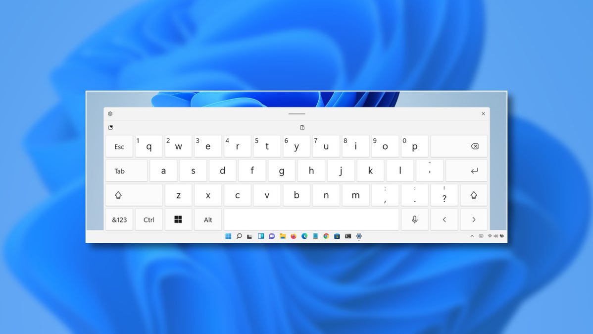 Windows 11: come disattivare la correzione automatica della tastiera touch