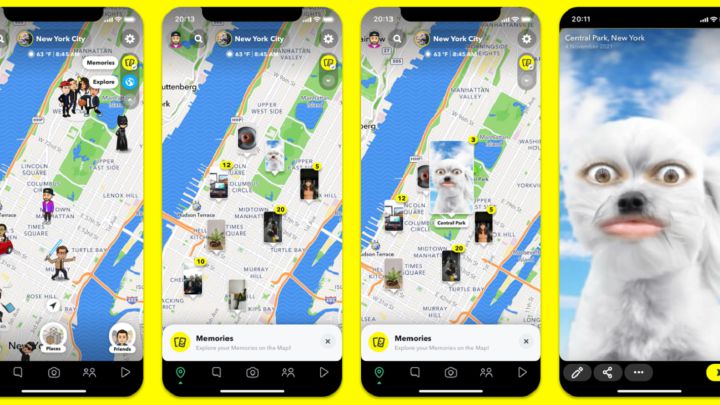 Snapchat aggiunge belle funzionalità alla sua mappa
