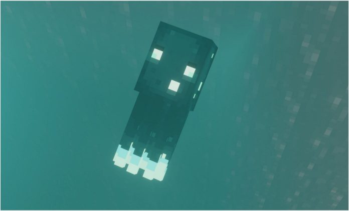 calamari luminosi in Minecraft