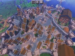 Utente costruisce un'enorme città medievale su Minecraft