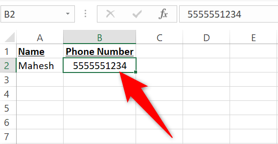 Come formattare i numeri di telefono in Excel