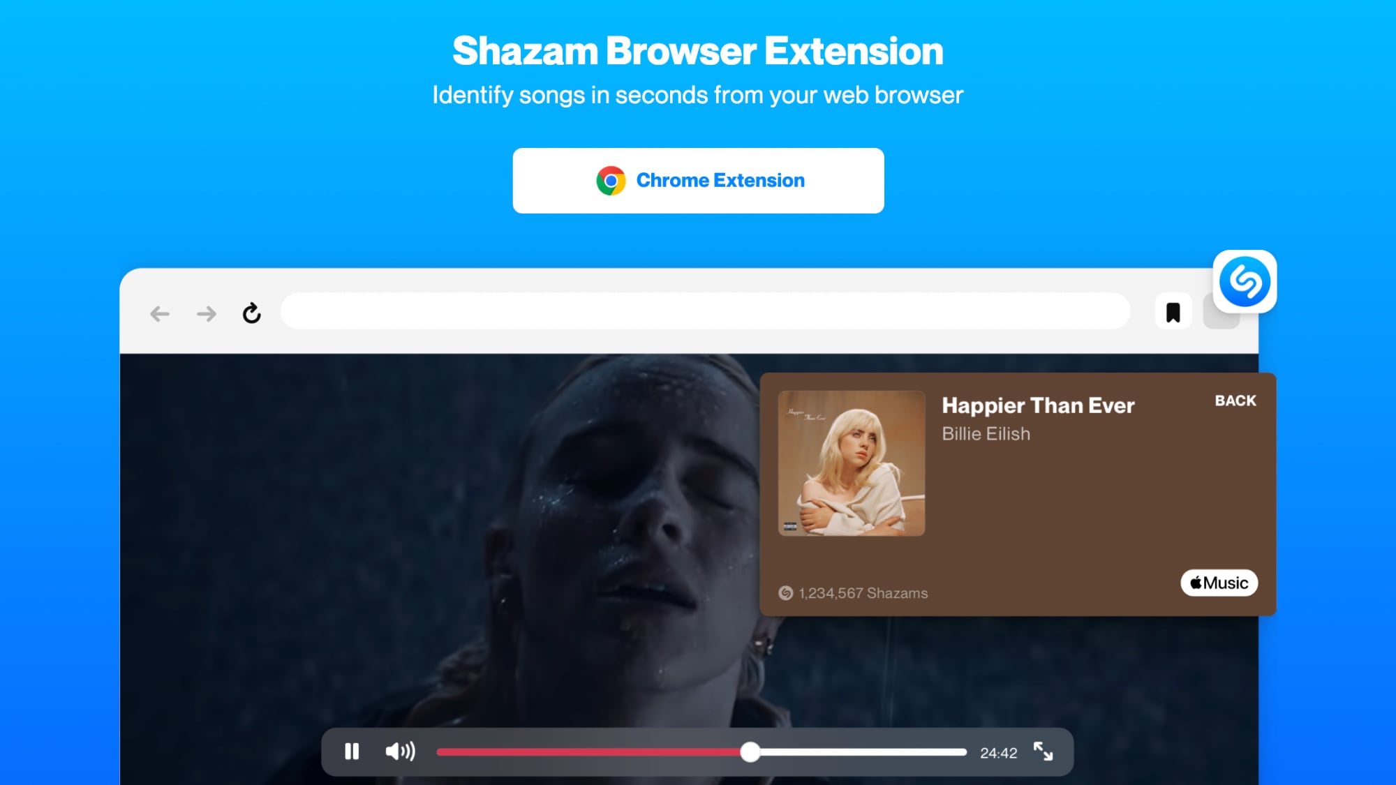 Shazam ora è disponibile come estensione per Chrome