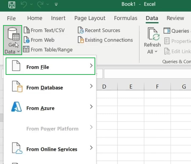 Come convertire un file JSON in Microsoft Excel? - passo 2