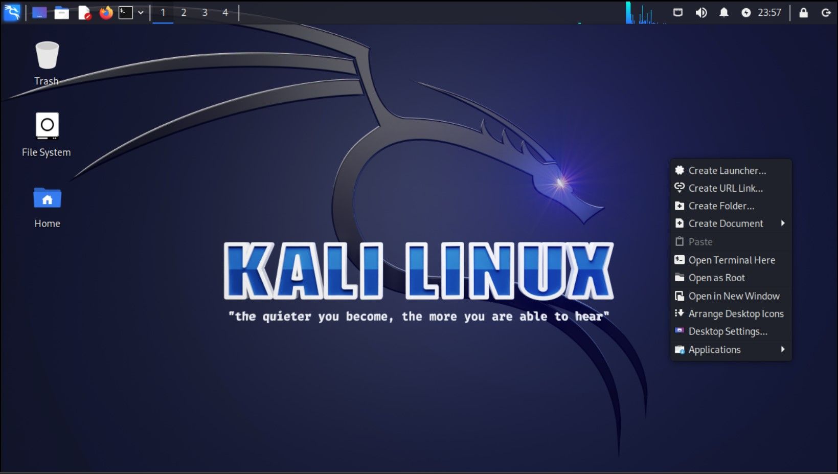 Desktop Kali Linux