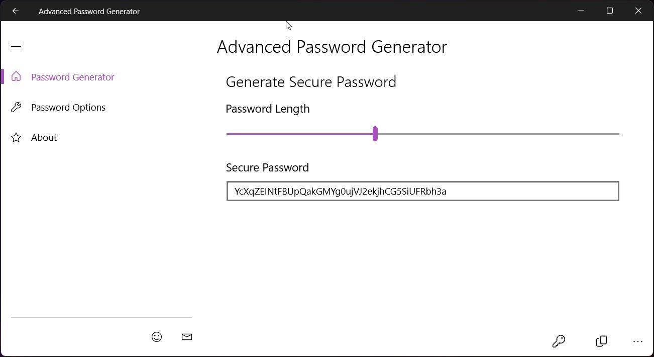 generatore di password avanzato