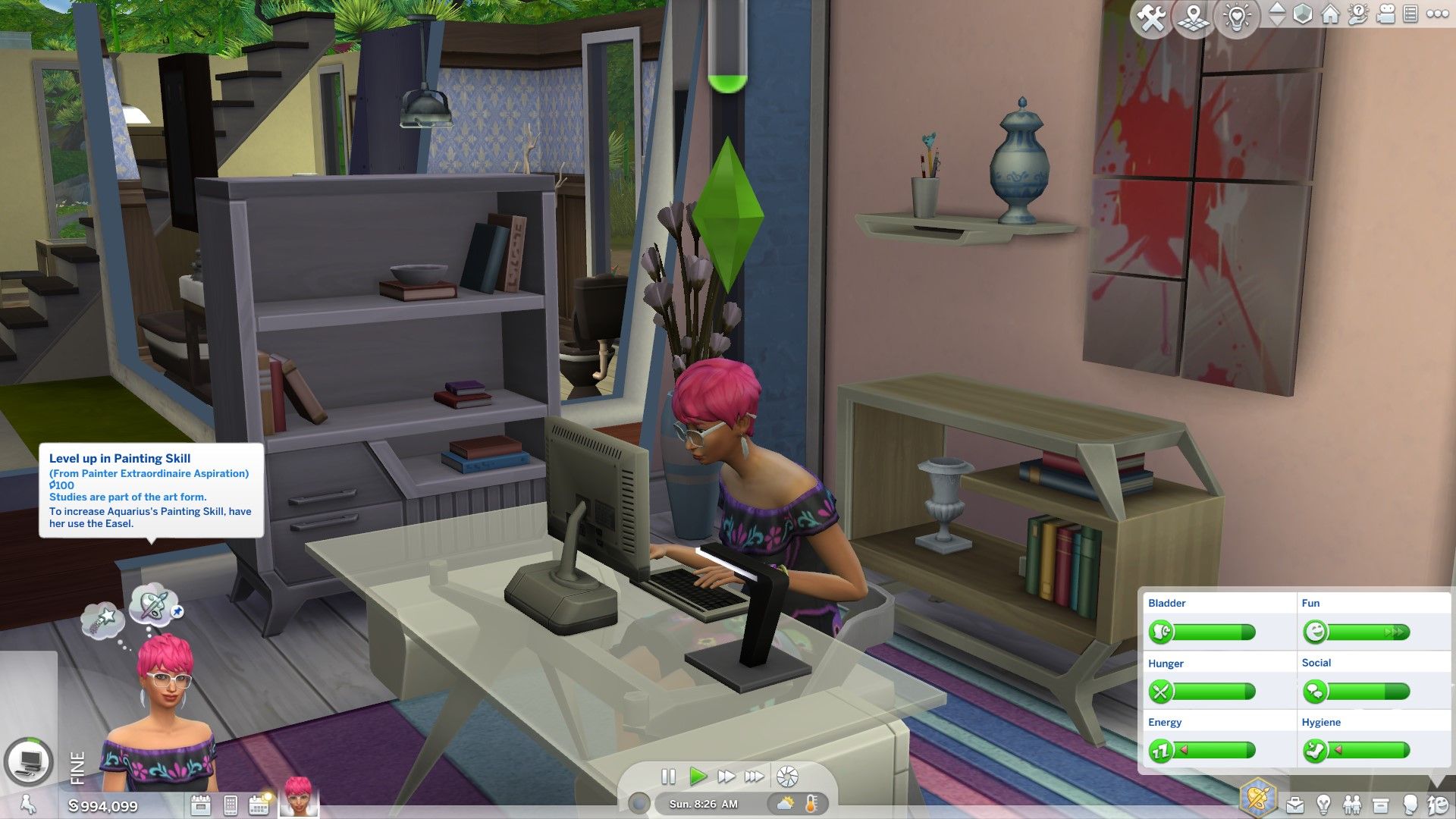 Schermata di The Sims 4