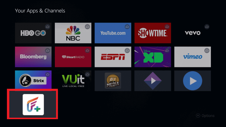 Usa FilmPlus su Firestick