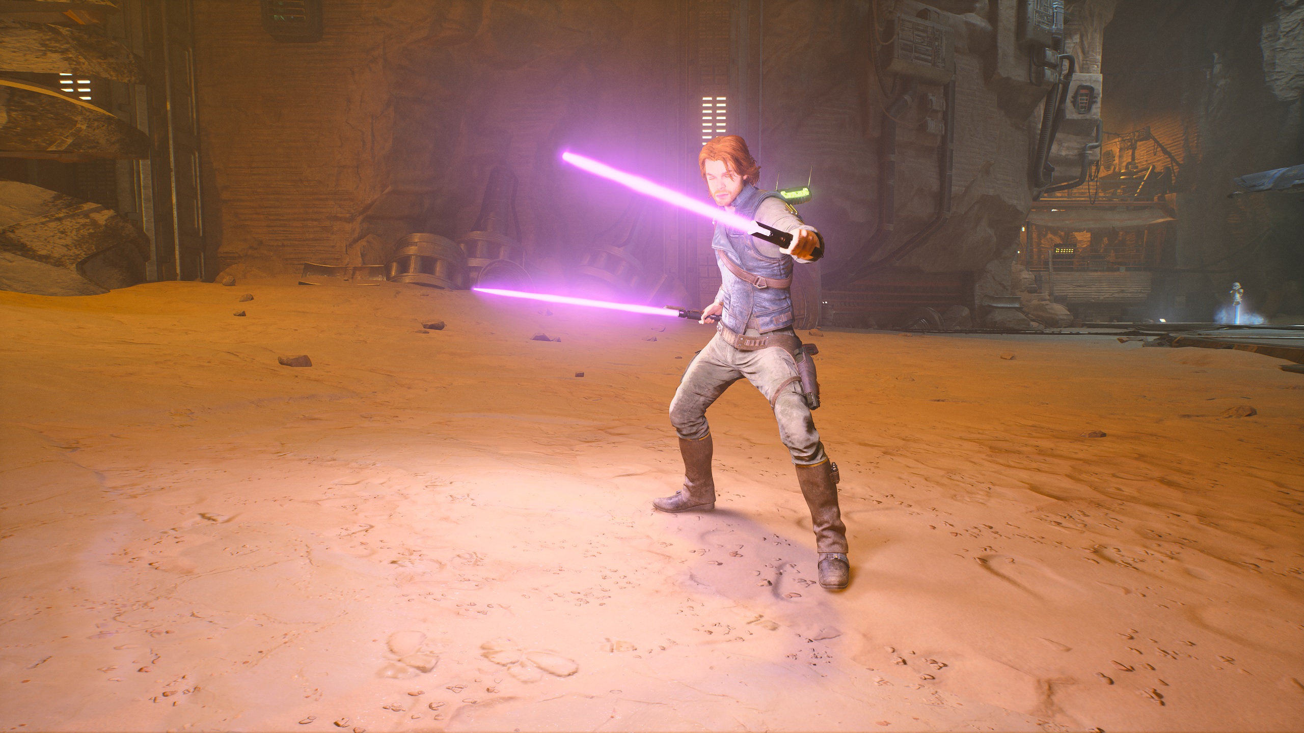Star Wars Jedi: posizione della spada laser Survivor doppia impugnatura