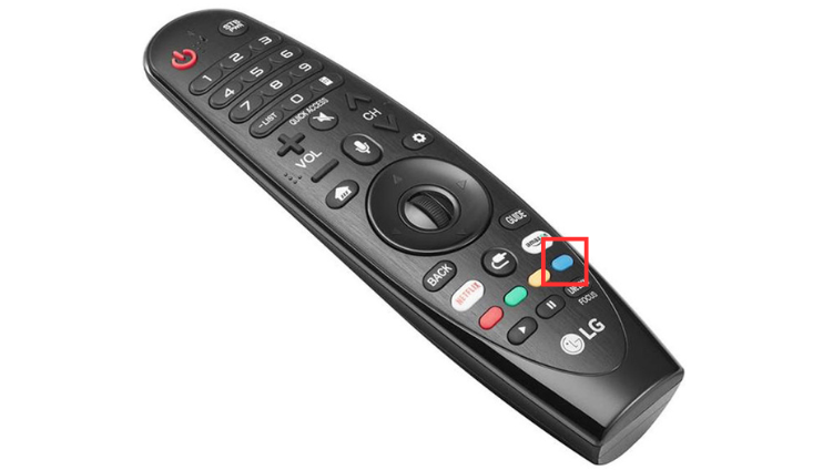 Fai clic sul pulsante blu per uscire dallo schermo diviso su LG TV
