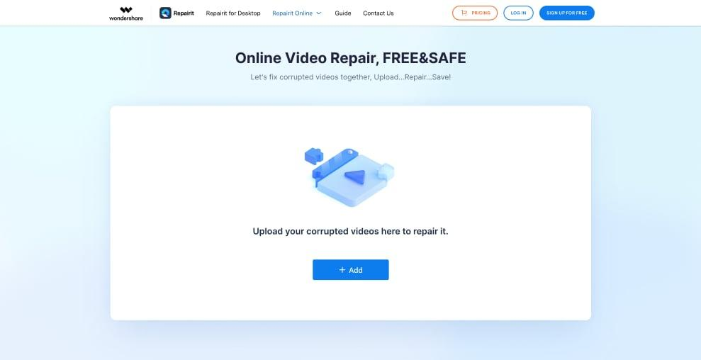 repairit riparazione video online