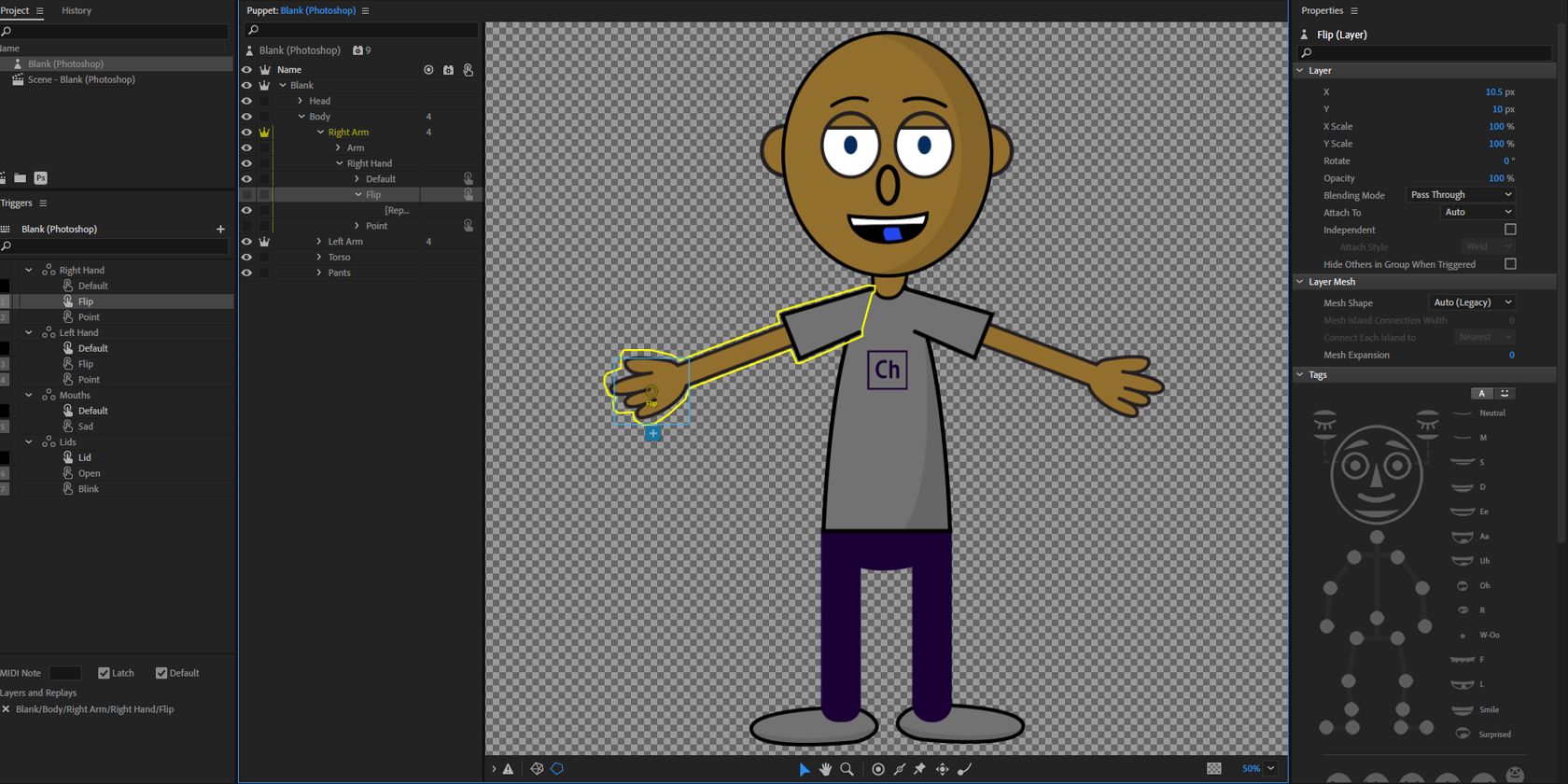 Come creare il tuo pupazzo in Photoshop per Adobe Character Animator