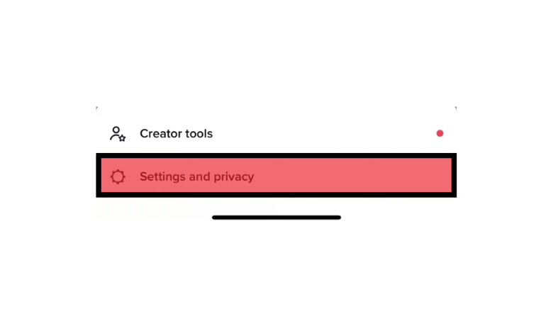 Seleziona Impostazioni e privacy