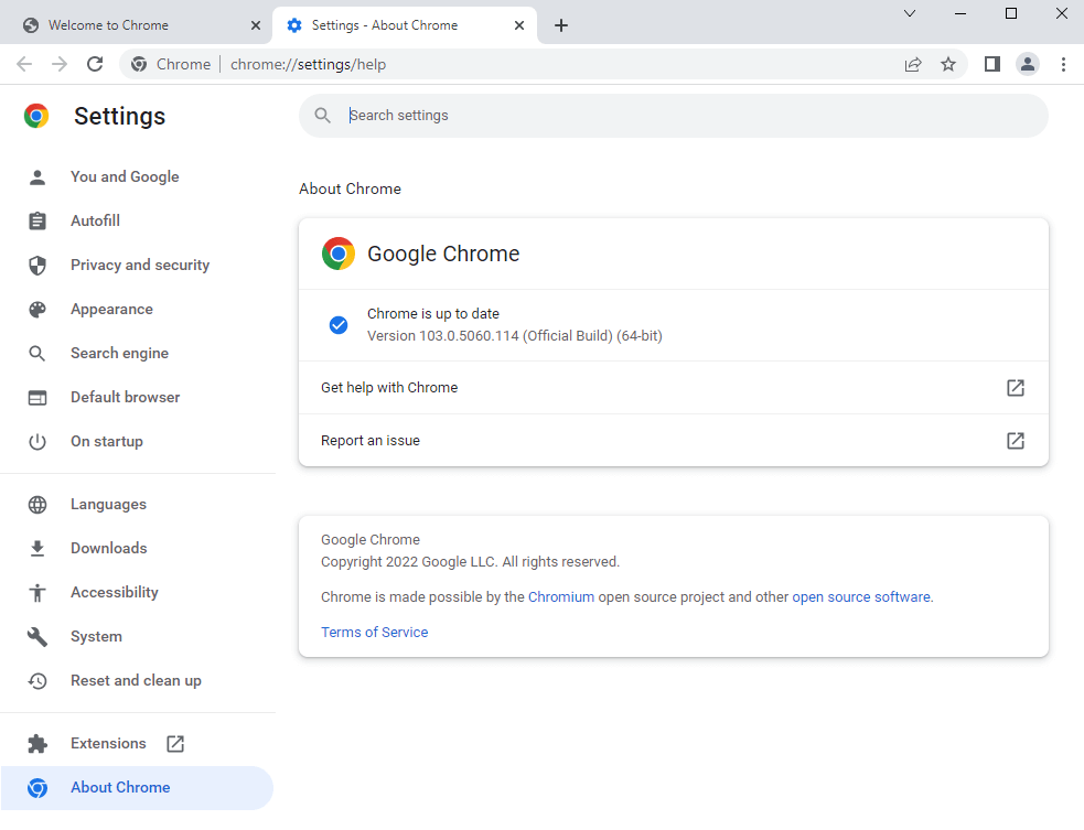 Aggiorna Chrome quando il PDF non si apre.