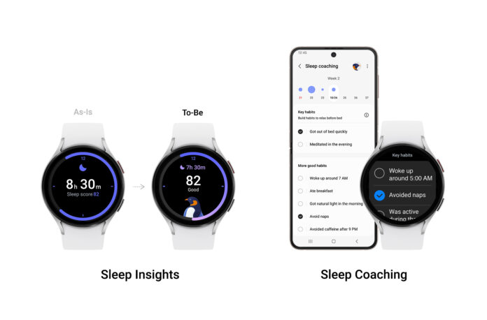 One UI 5 Watch ha migliorato l'interfaccia utente del sonno
