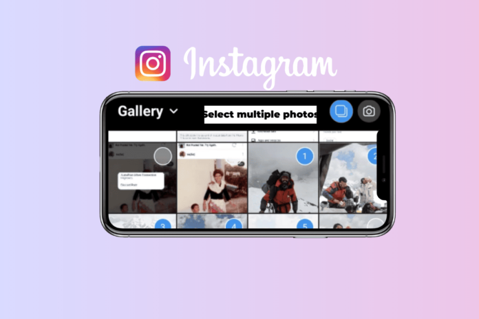 How to post multiple landscape and portrait photos on instagram