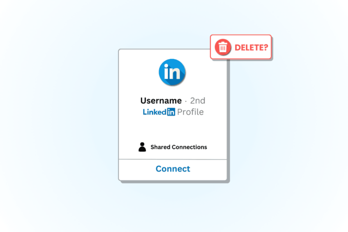How to delete contacts in LinkedIn