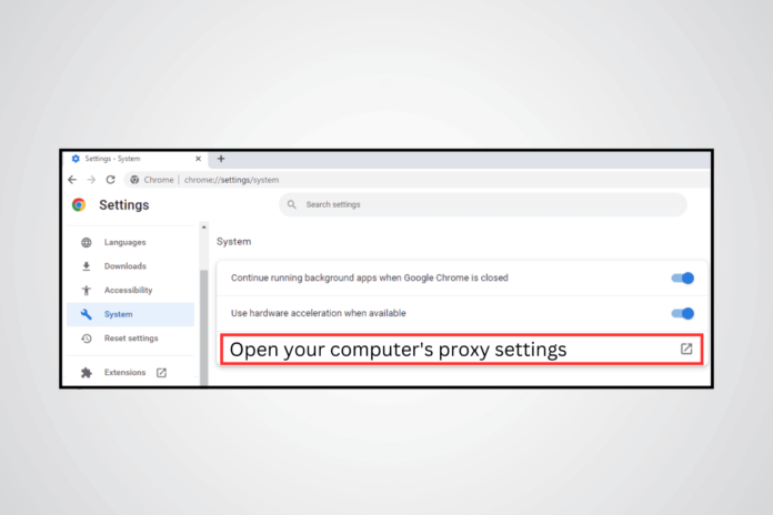 How to Check Proxy Settings in Chrome on Windows 11