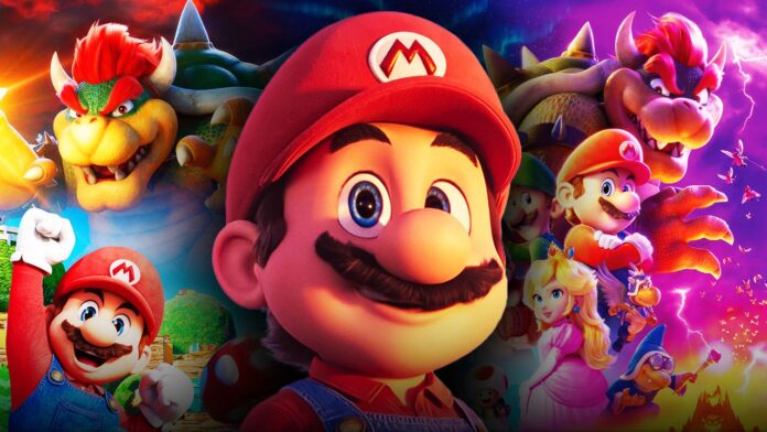 Super Mario Bros. Movie, Mario, Boswer, Peach