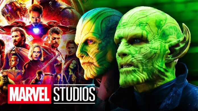 Avengers, Skrulls, Marvel Studios logo