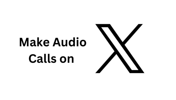 Audio Call on X