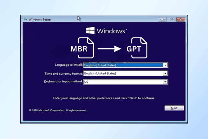 How to Convert MBR to GPT During Windows 11 Installation
