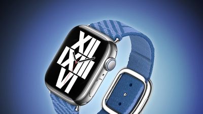 Funzionalità simulata del cinturino magnetico in tessuto per Apple Watch