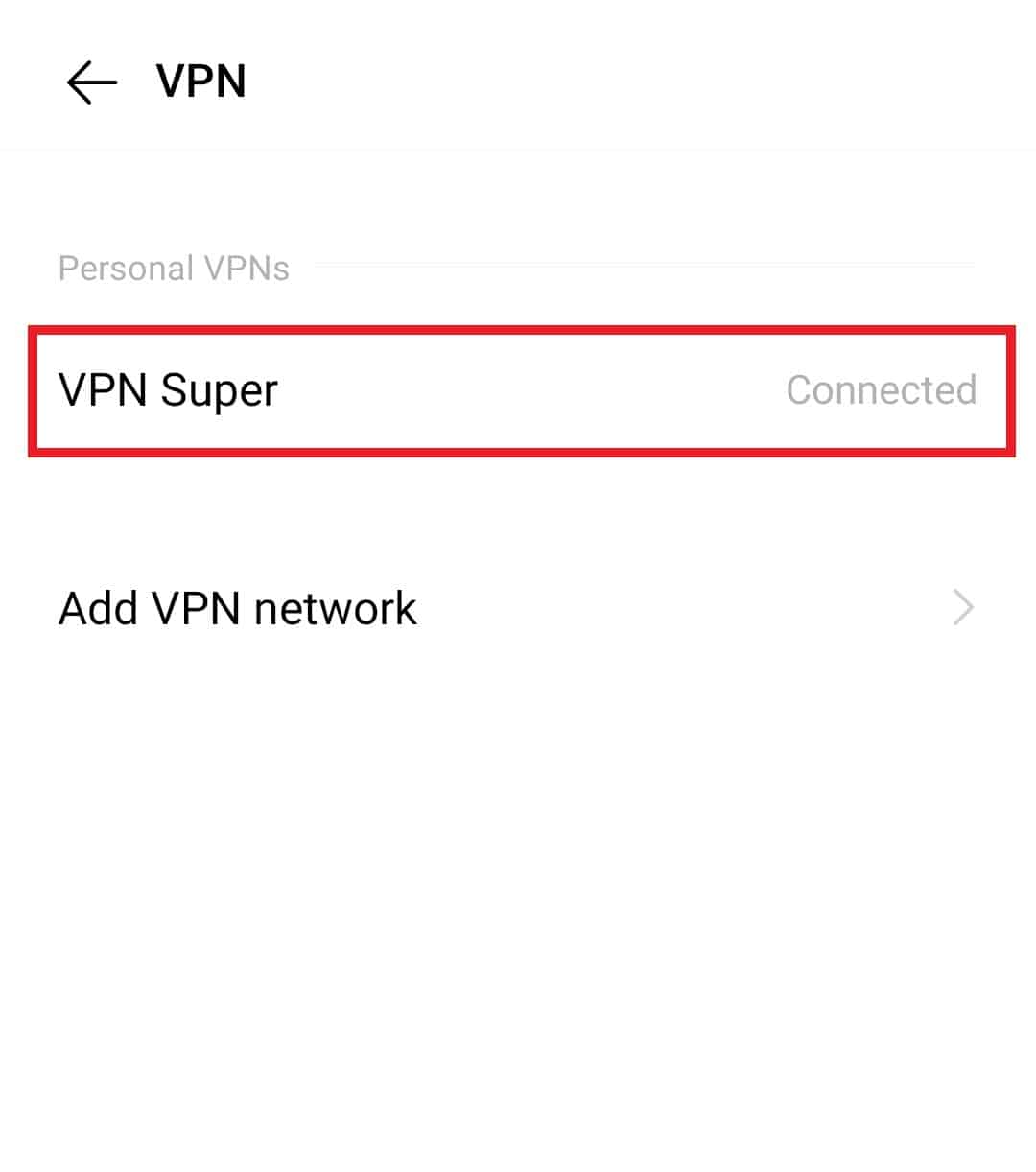 Connettiti a una VPN
