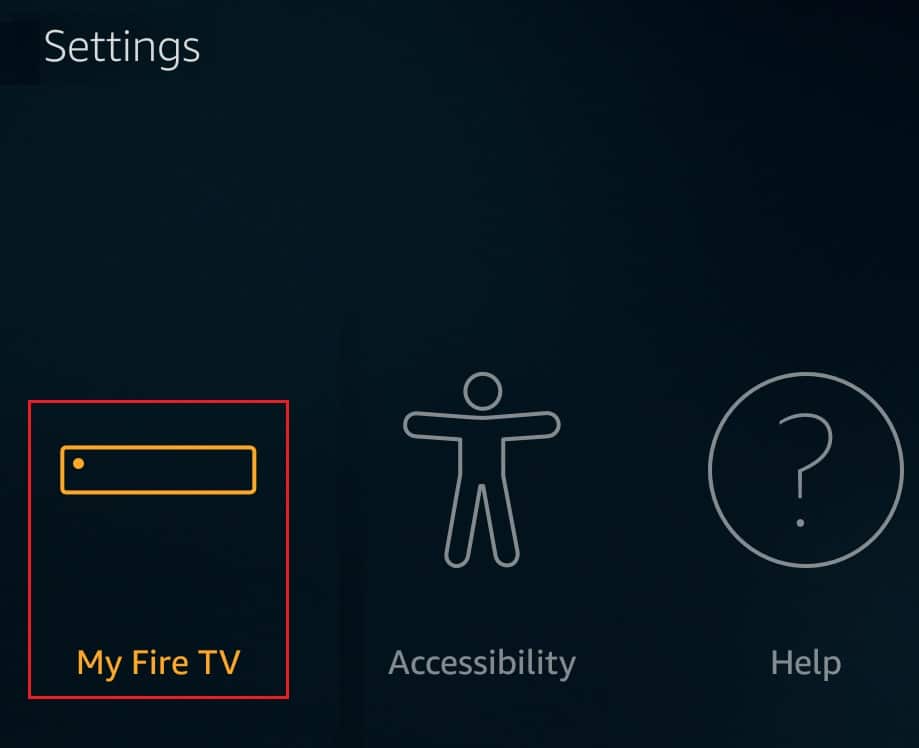 Seleziona La mia Fire TV