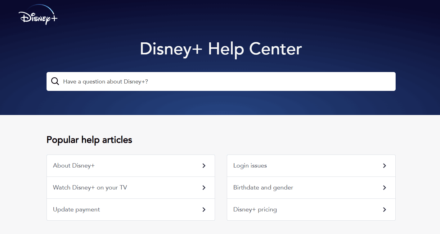 Disney più assistenza clienti