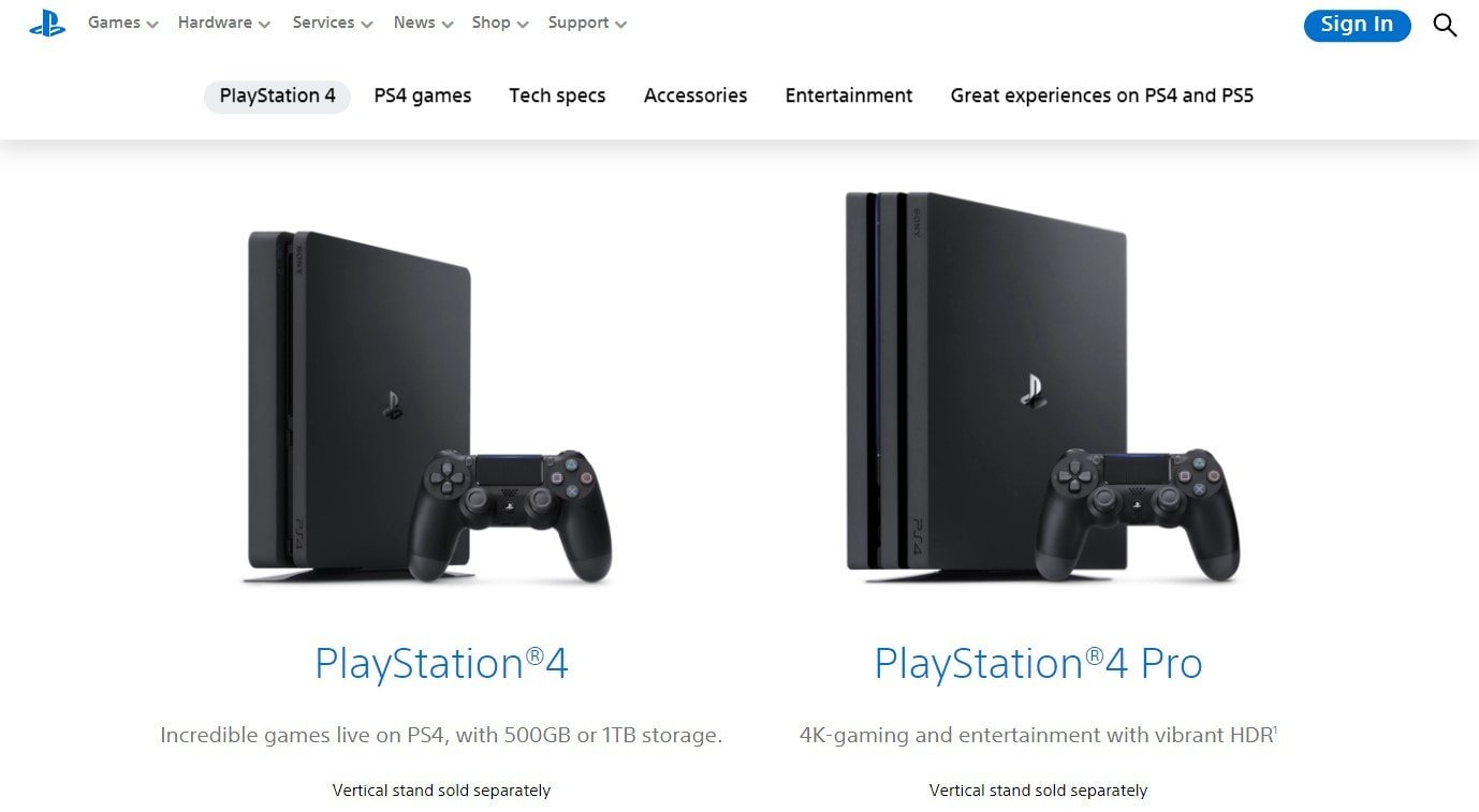 Sito Web PlayStation 4 | Come resettare PS4 senza controller