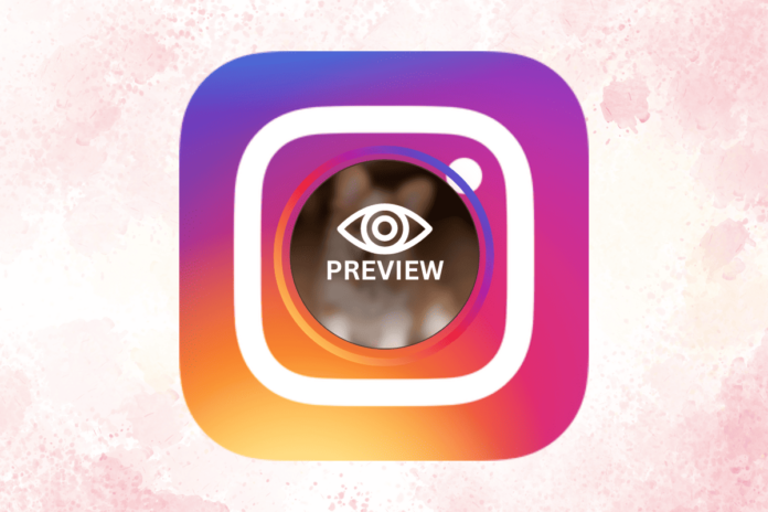 How to see Instagram Story preview