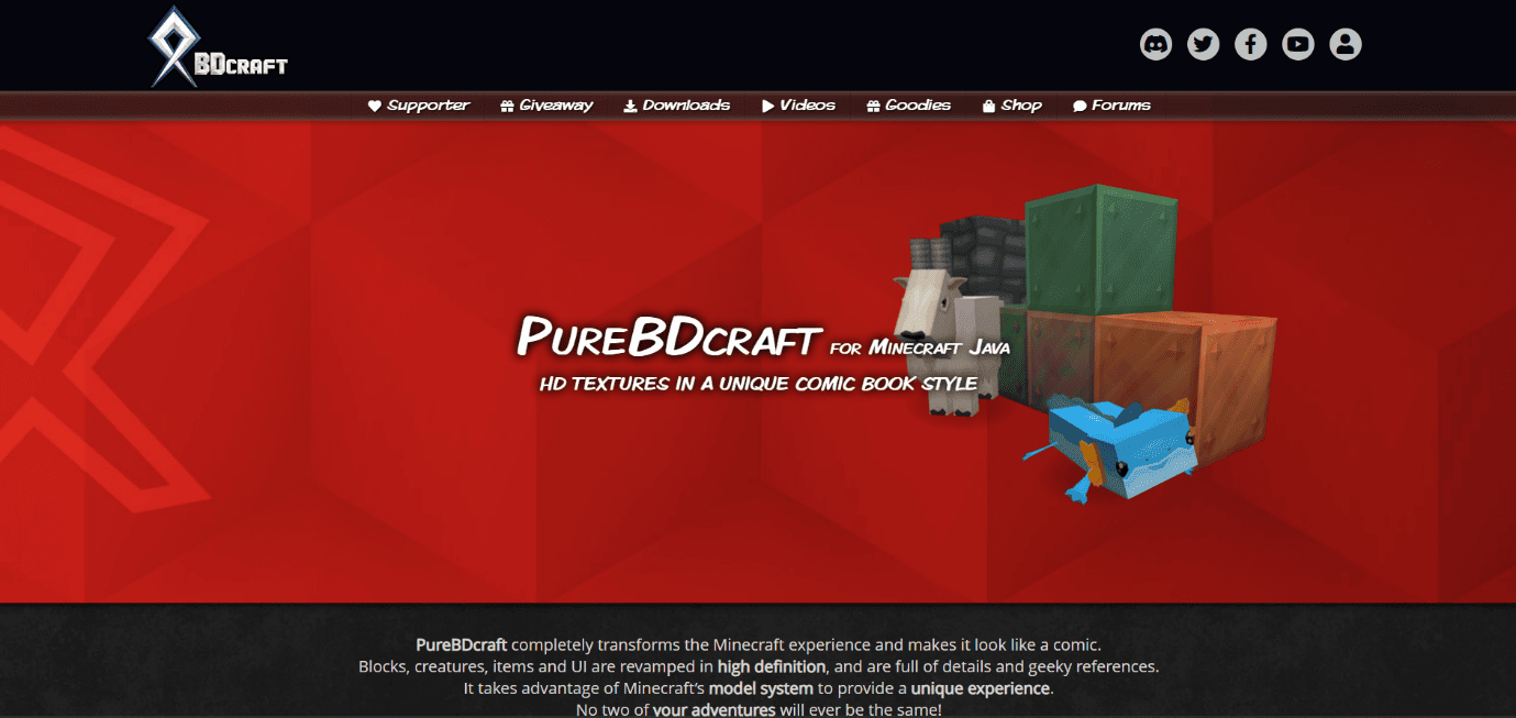 Puro BDcraft | i migliori pacchetti di texture realistiche di Minecraft edizione bedrock