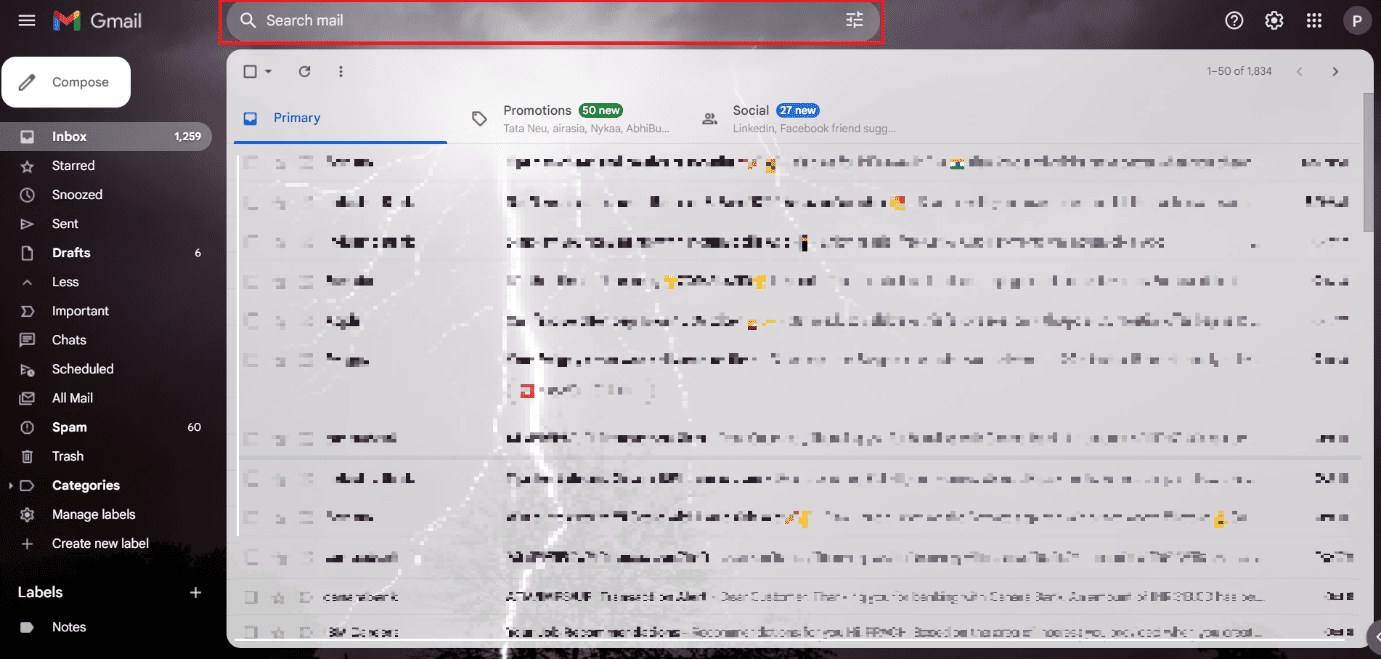 Apri la tua casella di posta e seleziona l'e-mail | come visualizzare l'immagine del profilo Gmail di altri utenti 