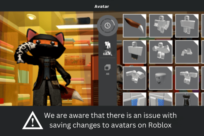 Fix cannot change avatar issue in roblox