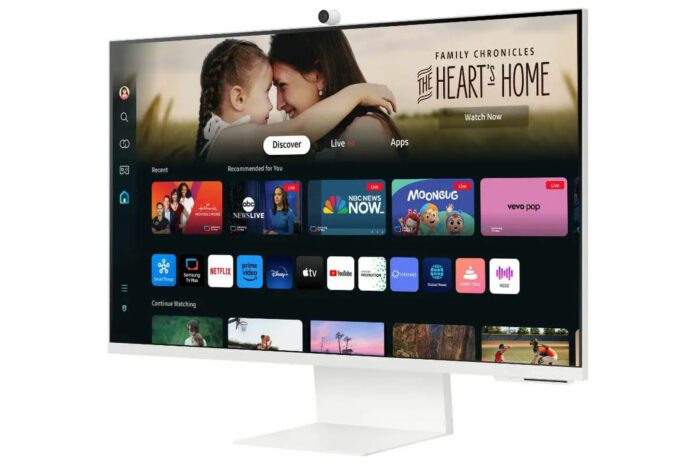 CES 2024: Samsung presenta il rinnovato smart monitor 4K da 32 pollici in stile iMac
