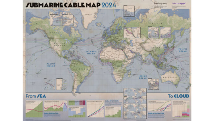 cavi sottomarini TeleGeography