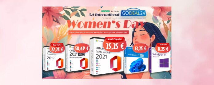 Per la festa della donna, con Godeal24 Office 2021 Pro è a soli 25,25€!