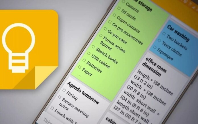 I promemoria di Google Keep saranno disponibili su Tasks